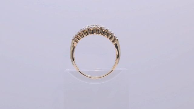 Золотое кольцо с бриллиантами 585° смотреть онлайн