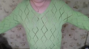 Джемпер ромбы на мне, туника готова 🤗