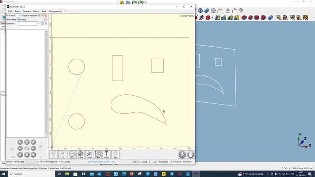 FreeCAD.#72. Экспорт эскиза в форматы SVG и DXF для лазерной резки смотреть онлайн