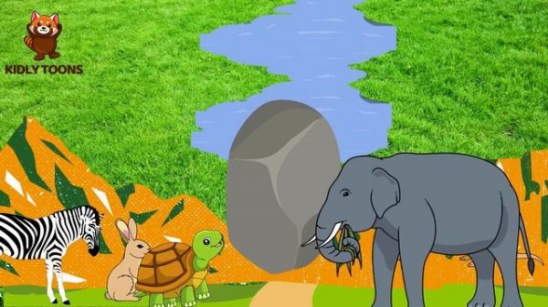 The Smart Turtle and the Strong Elephant | Stories for Kids in English | Moral Stories