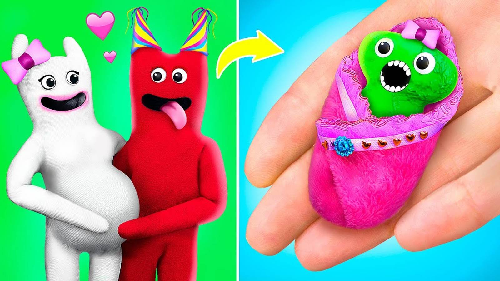 Банбан и Банбалина растут вместе! 31 идея для кукол смотреть онлайн