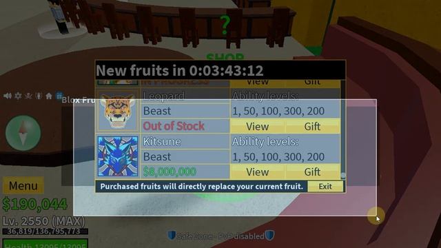 KITSUNE ON STOCK | Blox Fruits смотреть онлайн