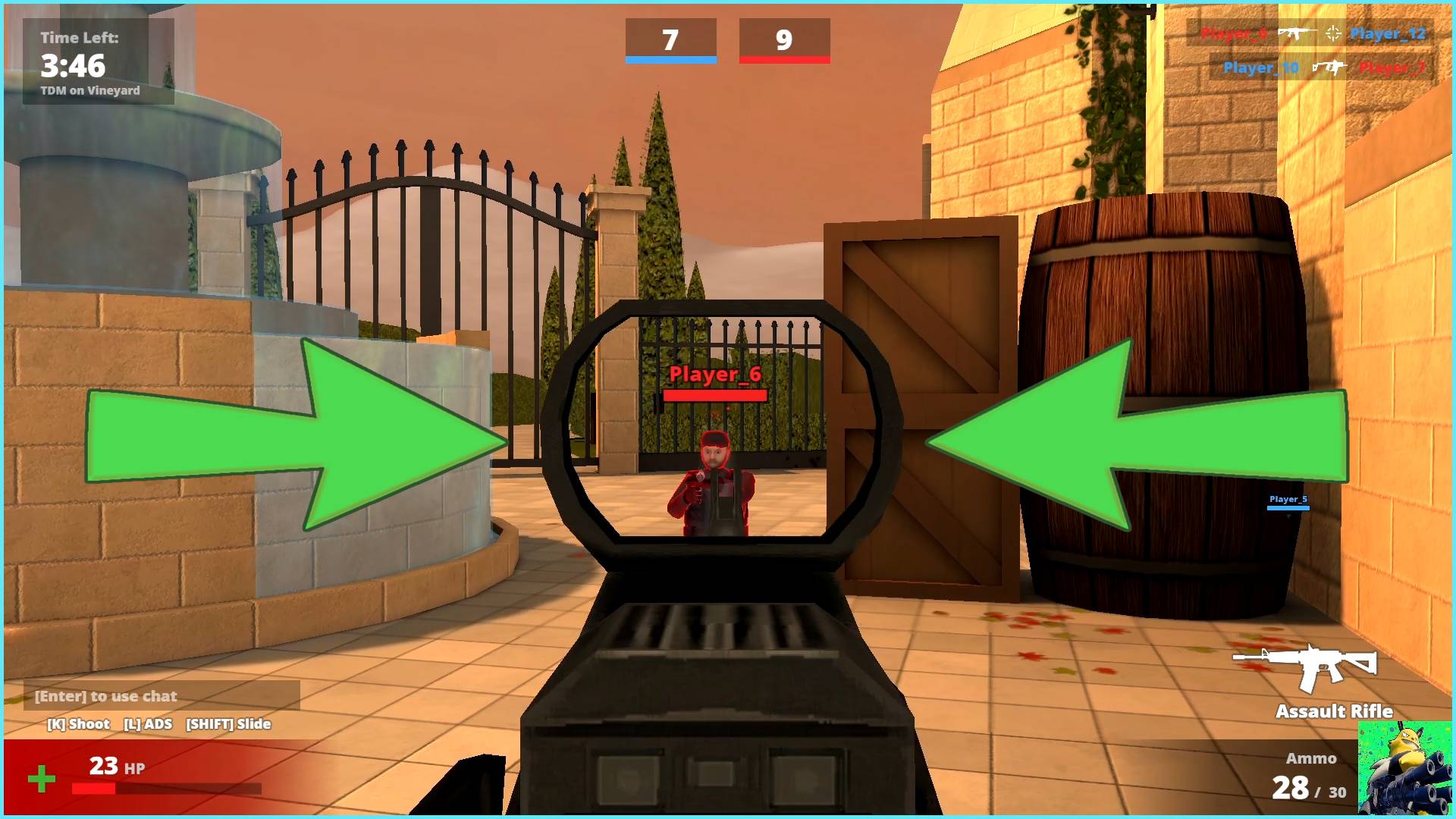 DEADSHOT.io Браузерная игра Шутер от первого лица смотреть онлайн