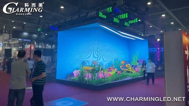 CharmingLED outdoor fixed 90 degree angle P5 Magnesium alloy led display 3840HZ смотреть онлайн