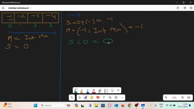 Kadane's Algorithm || DSA sheet || data structures and algorithms смотреть онлайн