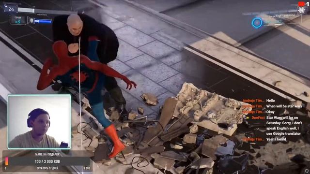 Spider Man Remaster - Летаем по Нью-Йорку смотреть онлайн