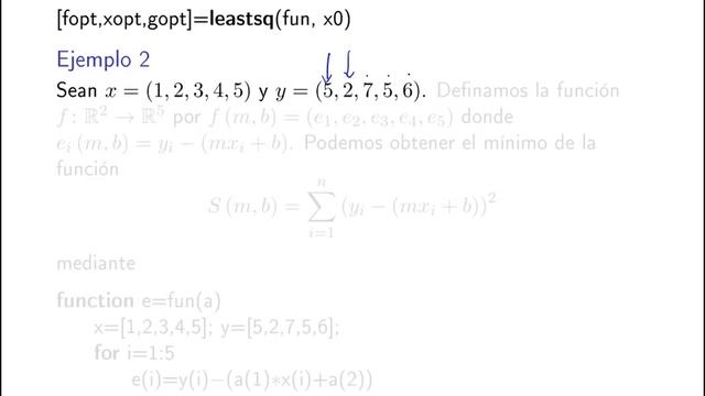 4.4. Función leastsq de Scilab смотреть онлайн