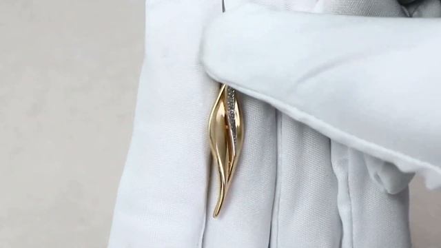 Золотая подвеска Красносельский ювелир с фианитом РП2209 смотреть онлайн