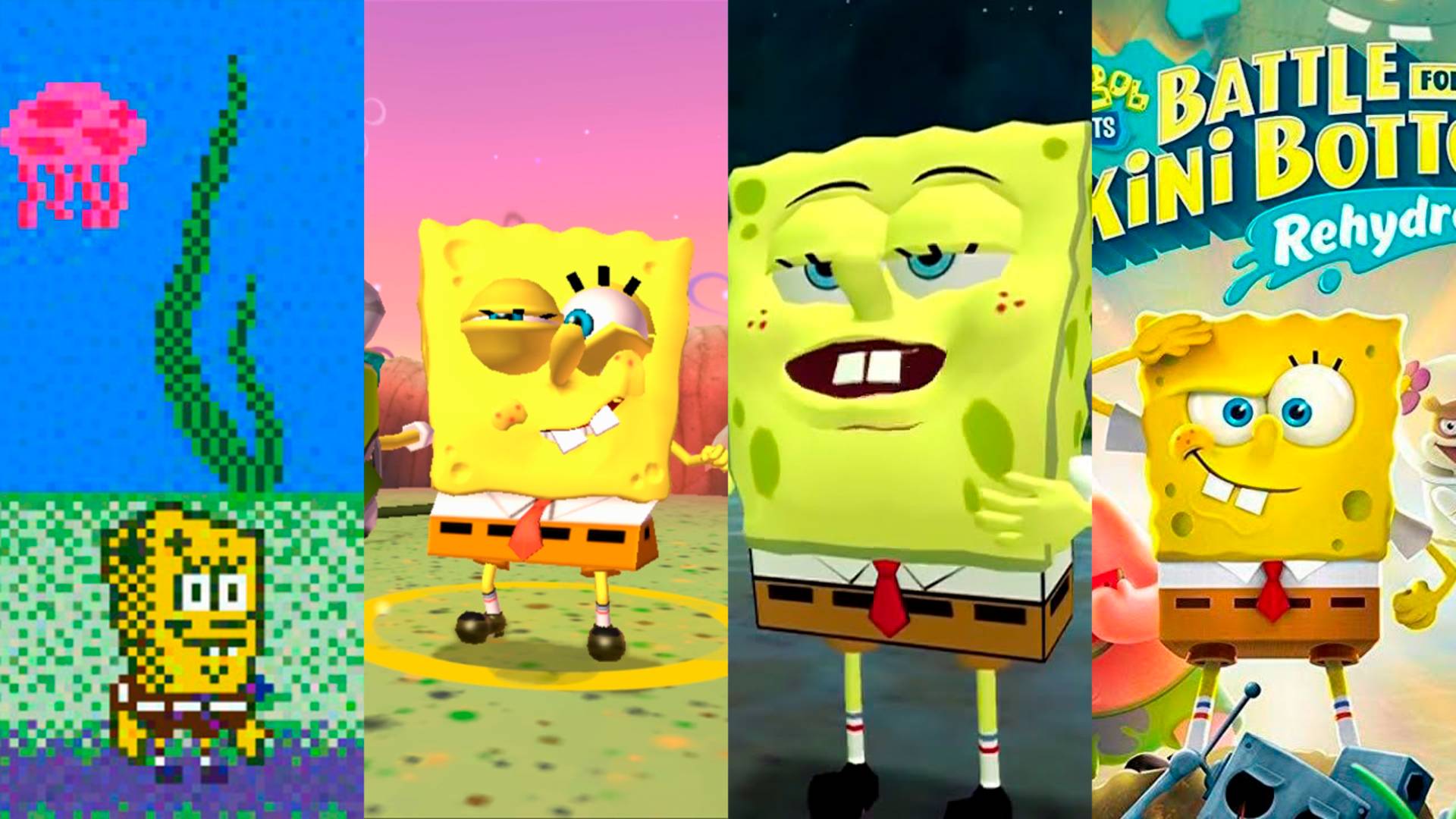 Эволюция ГУБКИ БОБА в видеоиграх/Evolution of Spongebob Squarepants in Games 2001-2020 смотреть онлайн