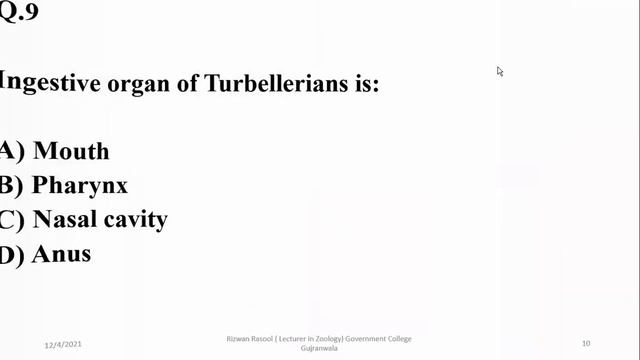 MCQs Phylum Platyhelminths Part 1, #Zoology, #PPSC, #Turbellerians смотреть онлайн