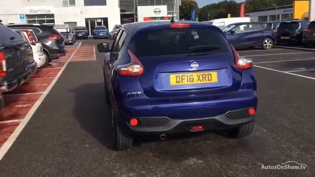 NISSAN JUKE TEKNA XTRONIC BLUE 2016 смотреть онлайн