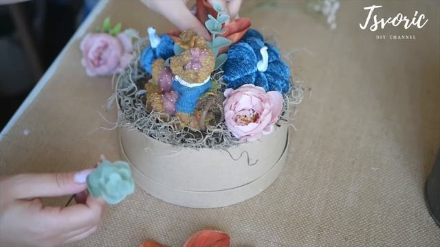 Простая осенняя композиция в коробке / DIY TSVORIC смотреть онлайн
