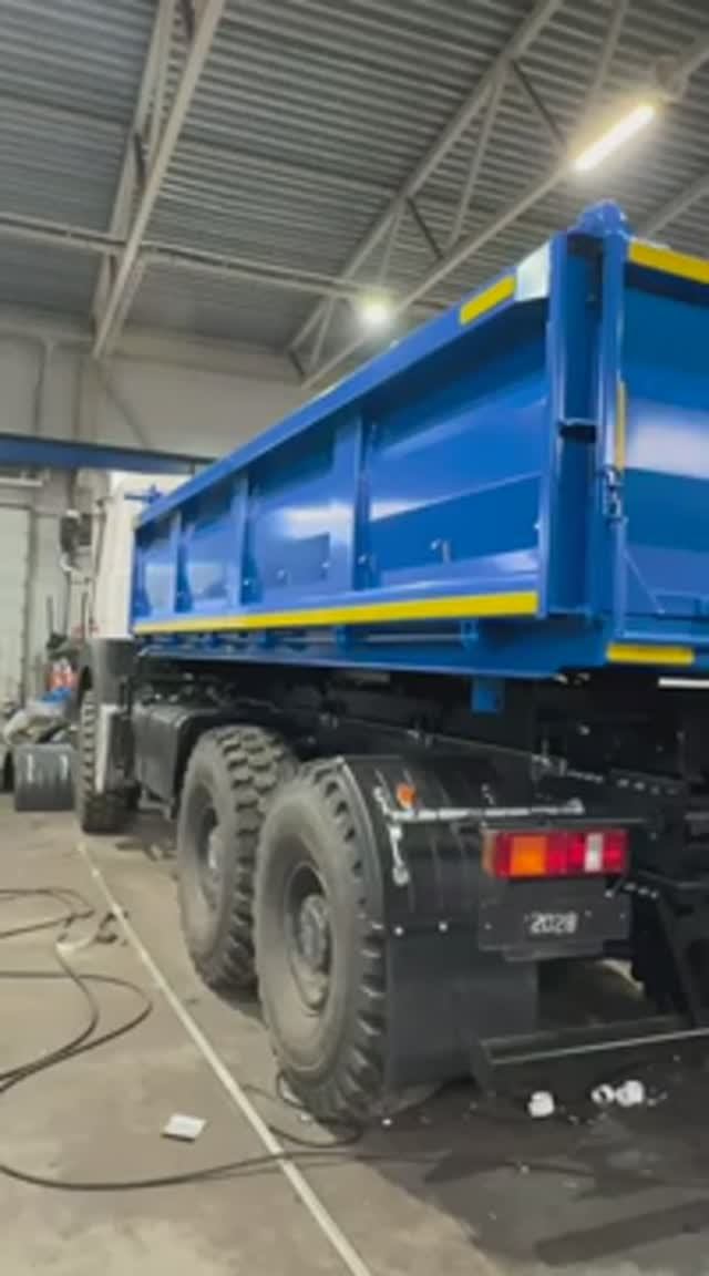 Самосвал на шасси МАЗ 6х6 с трехсторонней разгрузкой смотреть онлайн