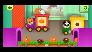 Смешная еда, детская развивающая игра-мультик