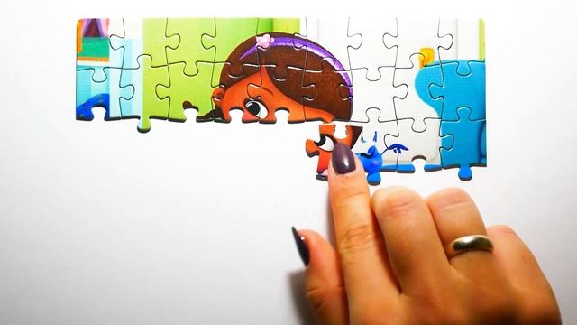 Доктор Плюшева Мультик - Собираем пазлы для детей - Doc McStuffins Puzzle for Kids | Раскрашка ТВ смотреть онлайн