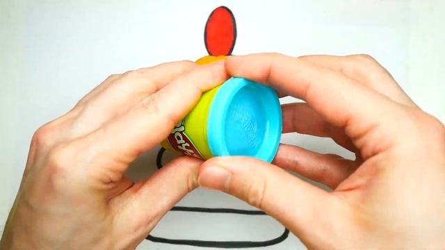 Пирамида Цветная Из Плей До на Бумаге Учим Цвета Раскраска смотреть онлайн