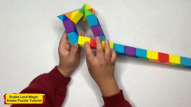 How To Make A Pinwheel - 72 Pieces Magic Snake Puzzle - 魔 尺 72 段 смотреть онлайн