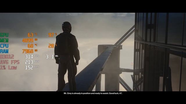 Hitman 3 - I9 13900KF + RTX 4080 - 1440p Max Settings - Benchmark Fps Test