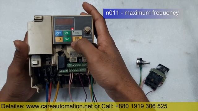Omron 3G3MV Parameter Setting,Yaskawa Vfd Bangla Tutorial