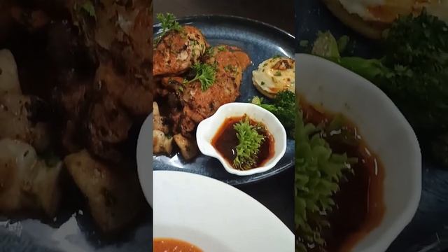 Pasta (Tomato sauce) Grilled Chicken with Roast Potatoes, Marble Cake!! смотреть онлайн