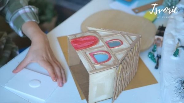 Домик из картона / DIY TSVORIC