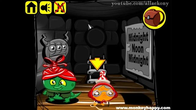 Monkey GO Happy Stage 336 - Three Towers / Счастливая обезьянка: Уровень 336 Три Башни смотреть онлайн
