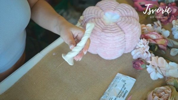 Очень красивые тыквы из пряжи / DIY TSVORIC