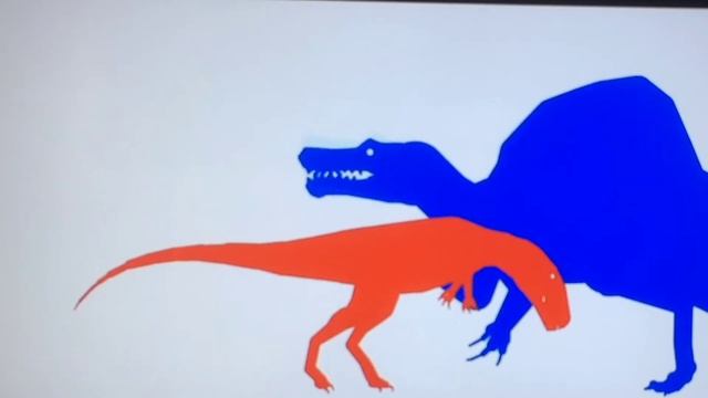 Dinosaur Face Off Spinosaurus vs mapusaurus смотреть онлайн