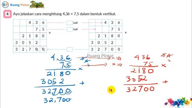 Perkalian Bilangan Desimal Vol 1 Bab 3 Hal 34-37 Matematika Kelas 5 SD Kurikulum Merdeka смотреть онлайн