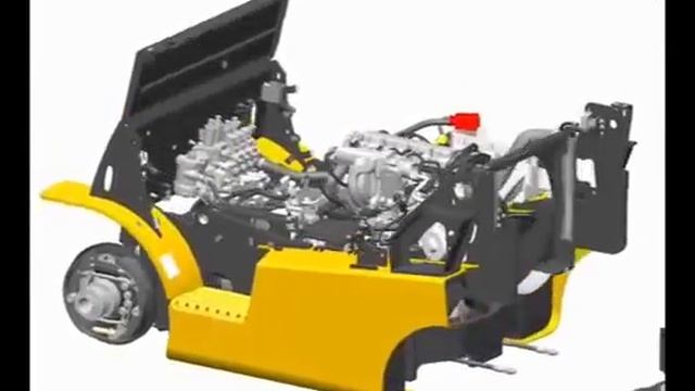 Вилочный погрузчик Yale VX LPG (детали)