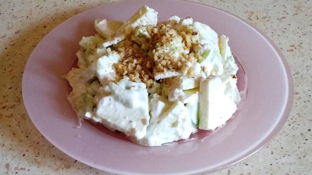 Салат Уолдорф Астория Waldorf Astoria salad recipe. Мировая классика. смотреть онлайн