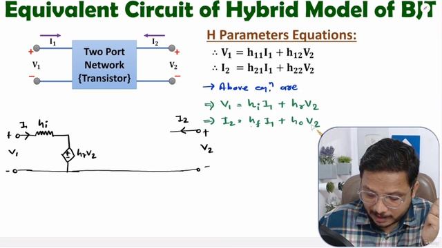 5. Equivalent Circuit of Hybrid Model of BJT смотреть онлайн