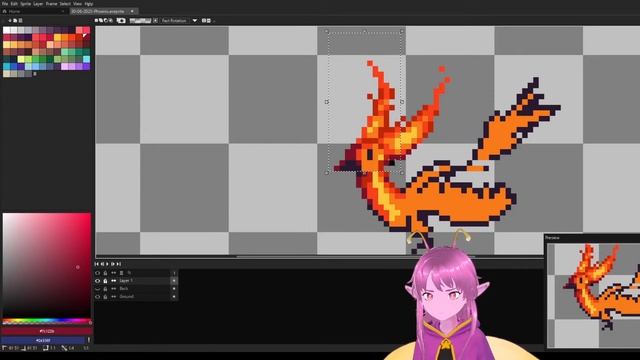 Pixel Dailies Challenge: Drawing an Isometric Phoenix смотреть онлайн