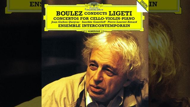 Ligeti: Cello Concerto (1966) - I. Quarter = 40: Attacca