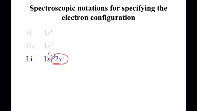 CHM122 2_5_4 e Configuration Spectroscopic Notation смотреть онлайн
