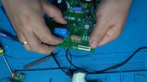 Установка умной обманки на плату холодильника LG EBR31630204