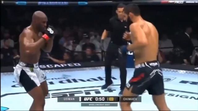 хамзат чимаев и камару усман полний бой