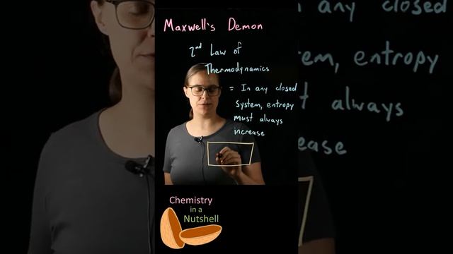 Maxwell's Demon & The 2nd Law of Thermodynamics - In 60 Seconds - #VeritasiumContest смотреть онлайн