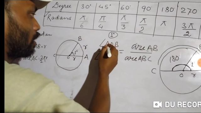 Relation between degree and radian measure смотреть онлайн