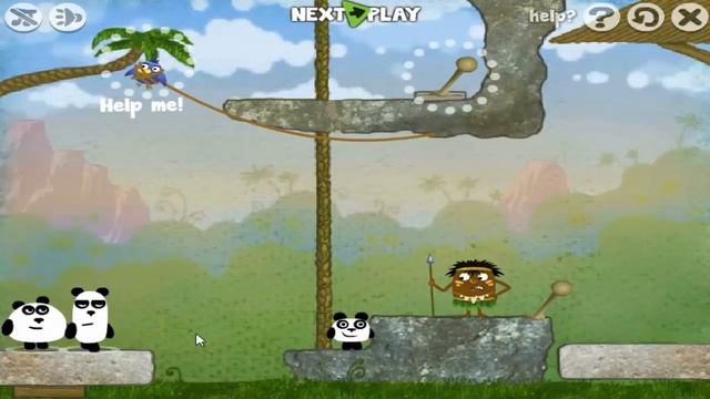 Мультик Игра для детей 3 ПАНДЫ [3 серия] смотреть онлайн