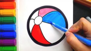Bola Sepak Mewarnai untuk Anak dan Balita - Coloring ball for kids
