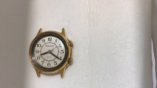 Мужские наручные часы Полет СССР с будильником смотреть онлайн