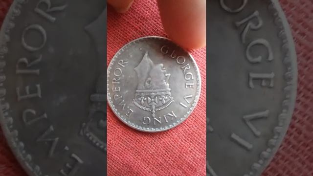 EXTREMELY RARE *DIE ROTATION ERROR 1 RUPEE 1939 COIN* - GEORGE VI, COUNTRY......INDIA - BRITISH смотреть онлайн