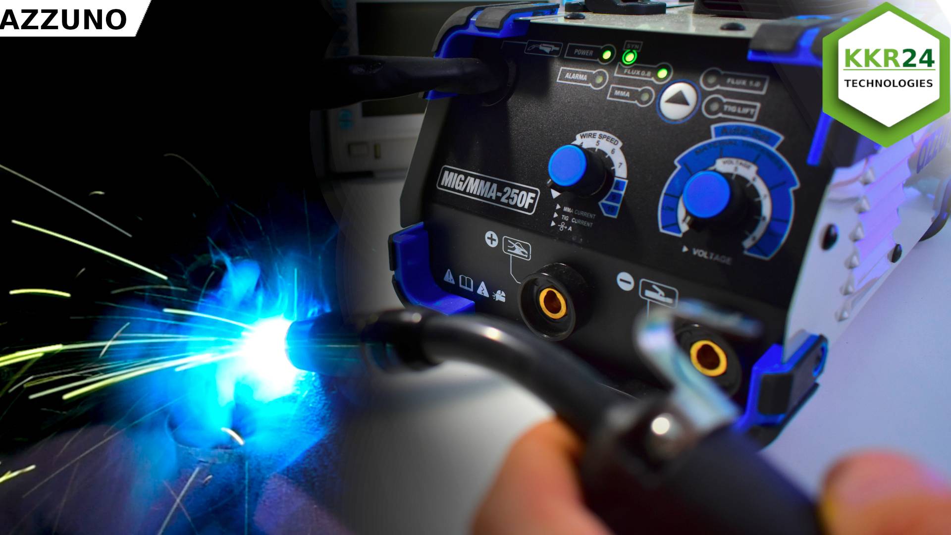 Сварочный аппарат для ГАРАЖА!!! AZZUNO MIG/MMA-F250 и даже TIG то есть 3 в 1 смотреть онлайн