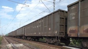 «Тифон от ЭП1М». ВЛ10-478 с грузовым поездом