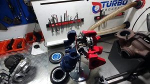 Диагностика турбины. Проверка б/у турбины на стенде. Допустимый люфт картриджа. ТурбоПроогресс