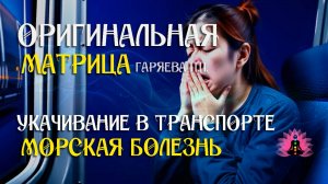 Укачивание в транспорте ⚠️ Оригинальная программа матрица по технологии Гаряева ☀️ SoftRadio.ru