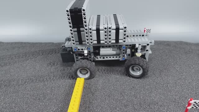 Вождение машин Lego по песку | Driving Lego Cars in Sand смотреть онлайн