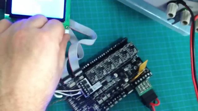 GLCD test with RUMBA смотреть онлайн