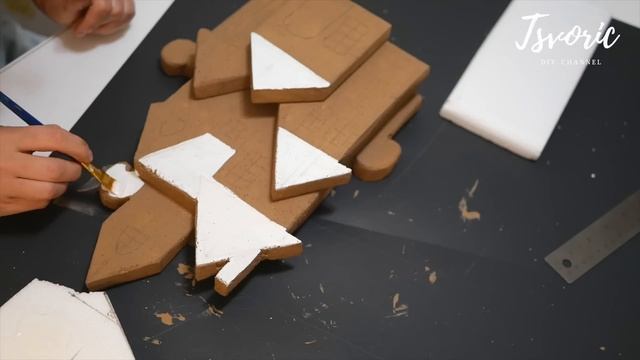 Пряничный домик для Новогоднего декора / DIY TSVORIC смотреть онлайн
